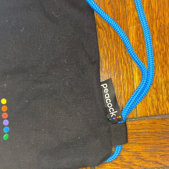 Peacock Drawstring Bag - Picture 3 of 6